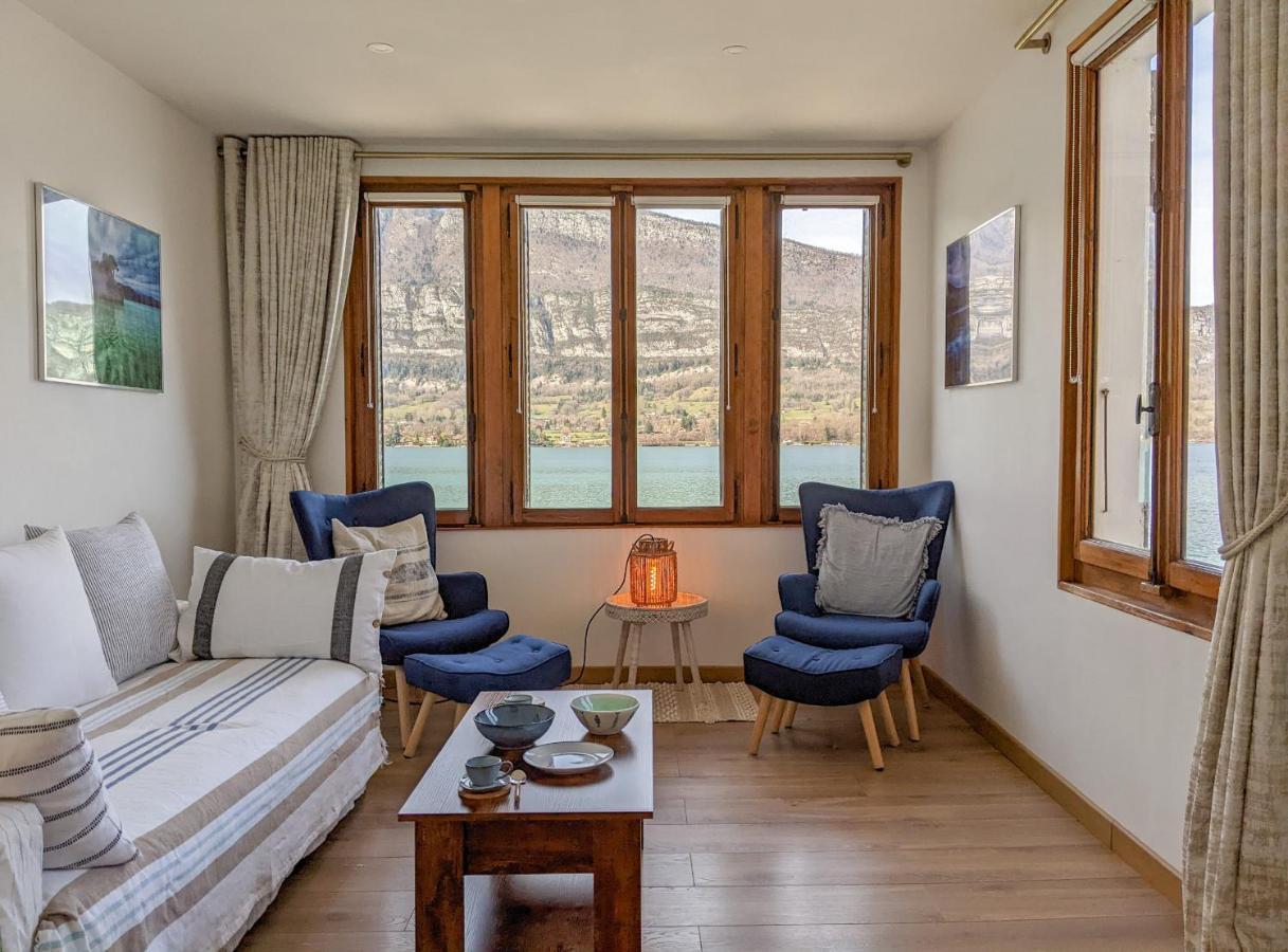 Reflet Bleu Du Lac D'Annecy 3 Etoiles - Face Au Lac, Parking Gratuit, Paddle Board Doussard Εξωτερικό φωτογραφία